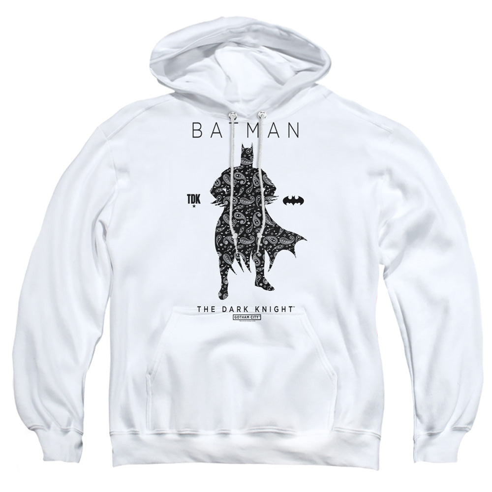 Batman Comics Paislety Silhouette Men's Pull-Over 75 25 Poly Hoodie