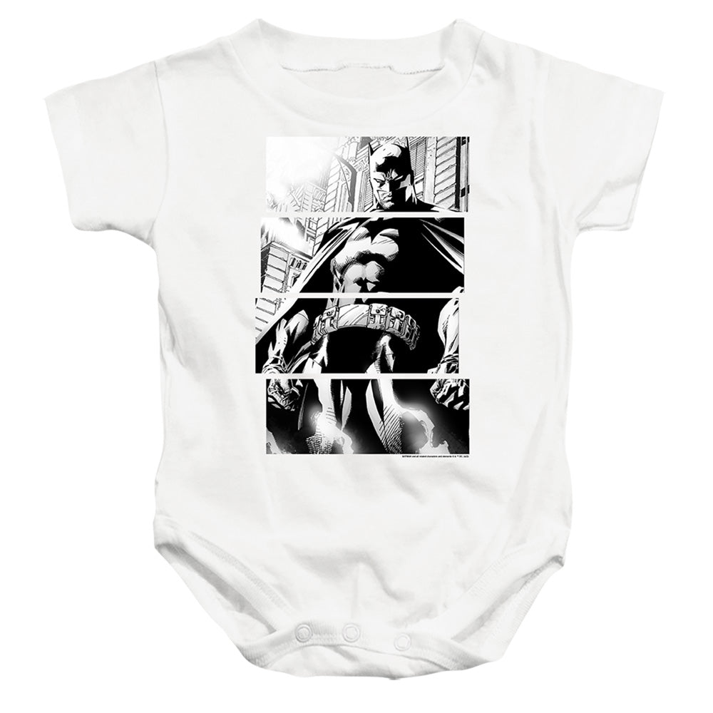 Batman Comics Panels Infant's Cotton SS Snapsuit