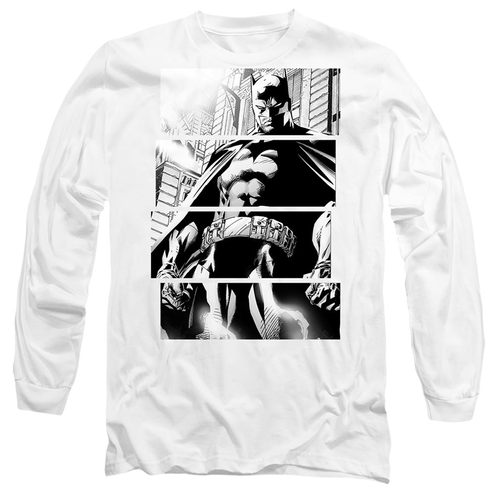 Batman Comics Panels Men's 18/1 Cotton Long-Sleeve T-Shirt