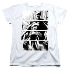 Batman Comics Panels Women's 18/1 Cotton Short-Sleeve T-Shirt