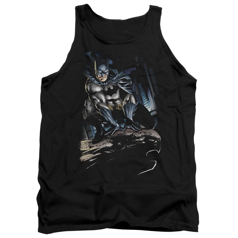 Batman Comics Perched Men's 18/1 Cotton Tank Top