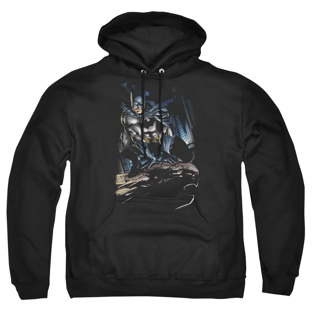 Batman Comics Perched Men's Pull-Over 75 25 Poly Hoodie