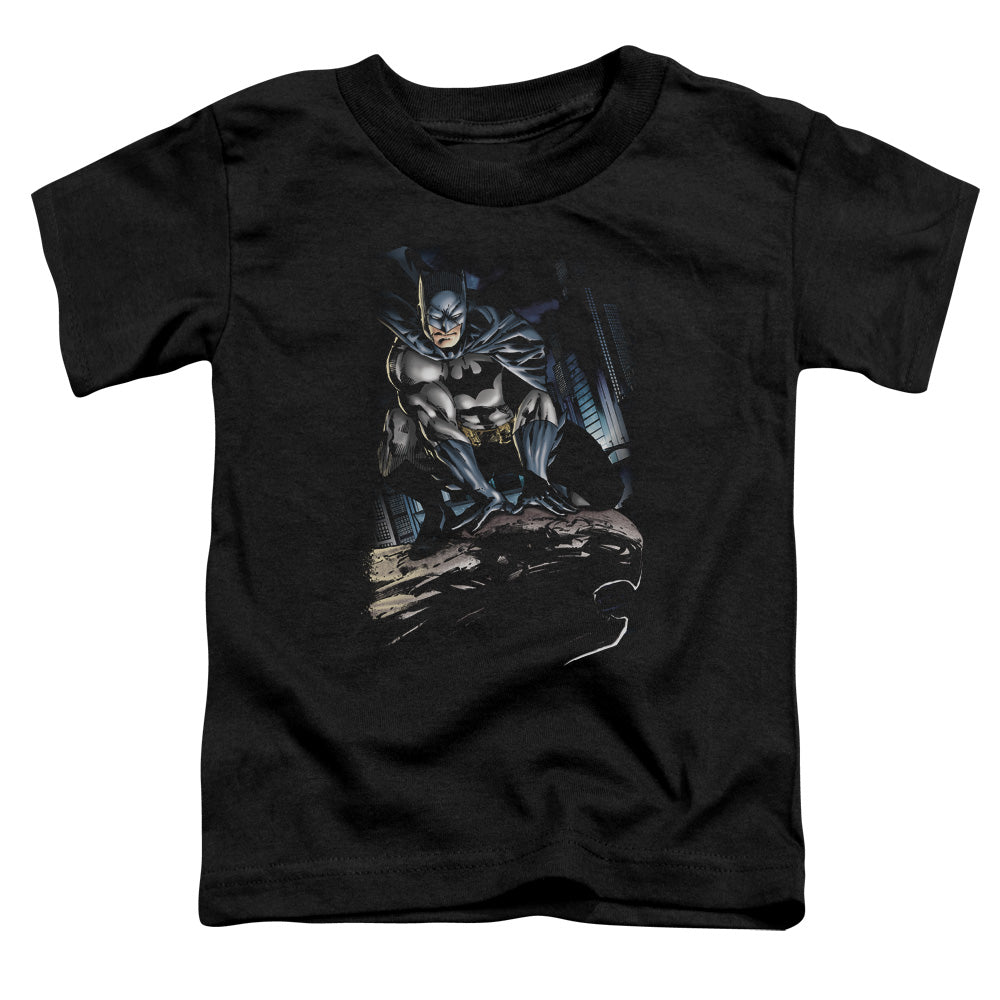 Batman Comics Perched Toddler 18/1 Cotton Short-Sleeve T-Shirt