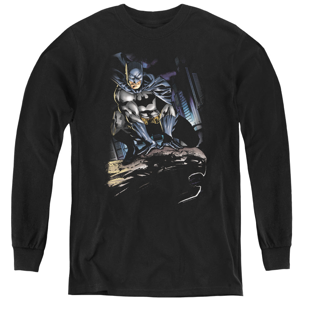 Batman Comics Perched Youth Long-Sleeve T-Shirt