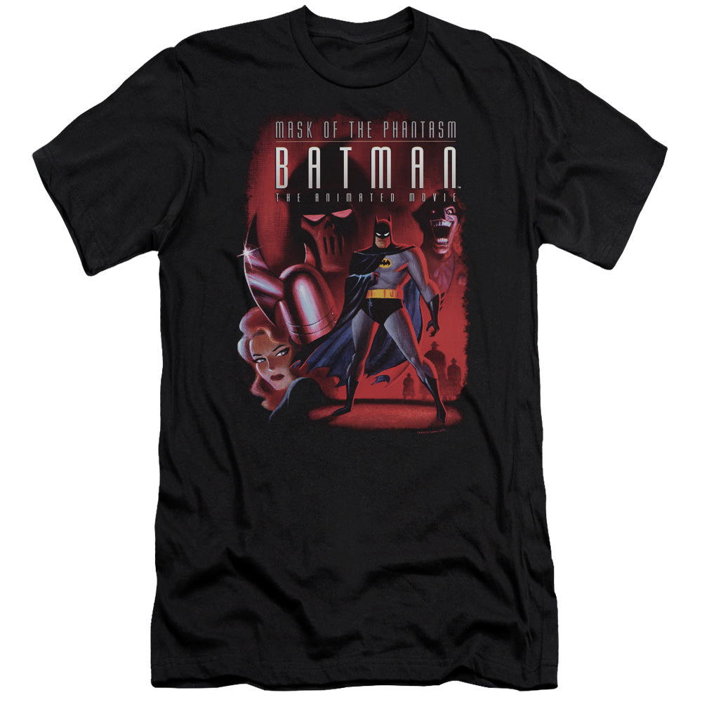 Batman Comics Phantasm Cover Men's Ultra-Soft 30/1 Cotton Slim Short-Sleeve T-Shirt