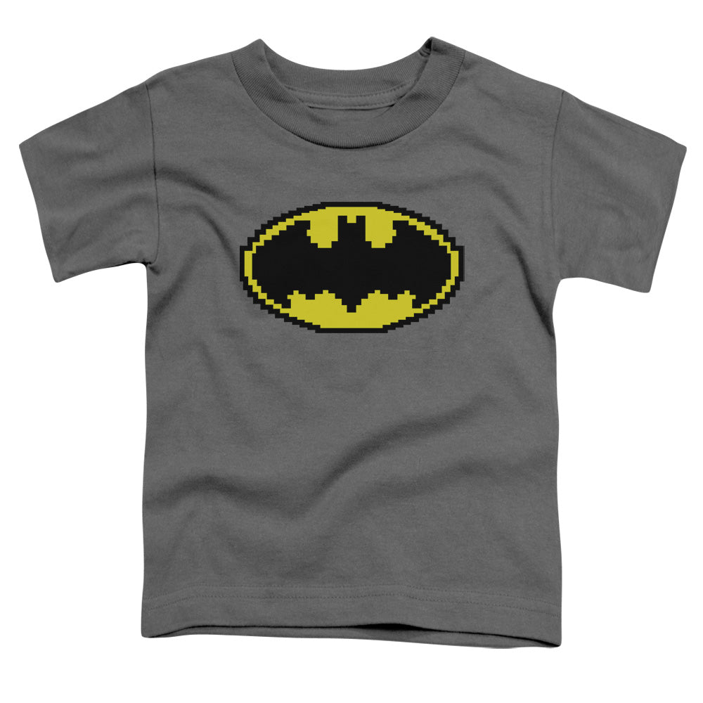 Batman Comics Pixel Symbol Toddler 18/1 Cotton Short-Sleeve T-Shirt