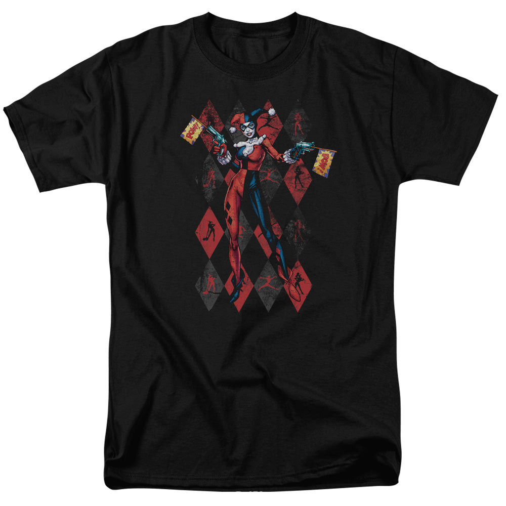 Batman Comics Pow Pow Men's 18/1 Cotton Short-Sleeve T-Shirt