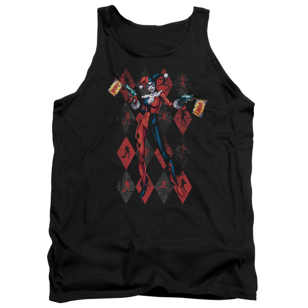 Batman Comics Pow Pow Men's 18/1 Cotton Tank Top