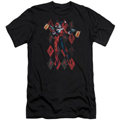 Batman Comics Pow Pow Men's Ultra-Soft 30/1 Cotton Slim Short-Sleeve T-Shirt