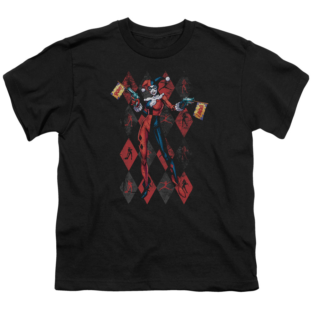 Batman Comics Pow Pow Youth 18/1 100% Cotton Short-Sleeve T-Shirt