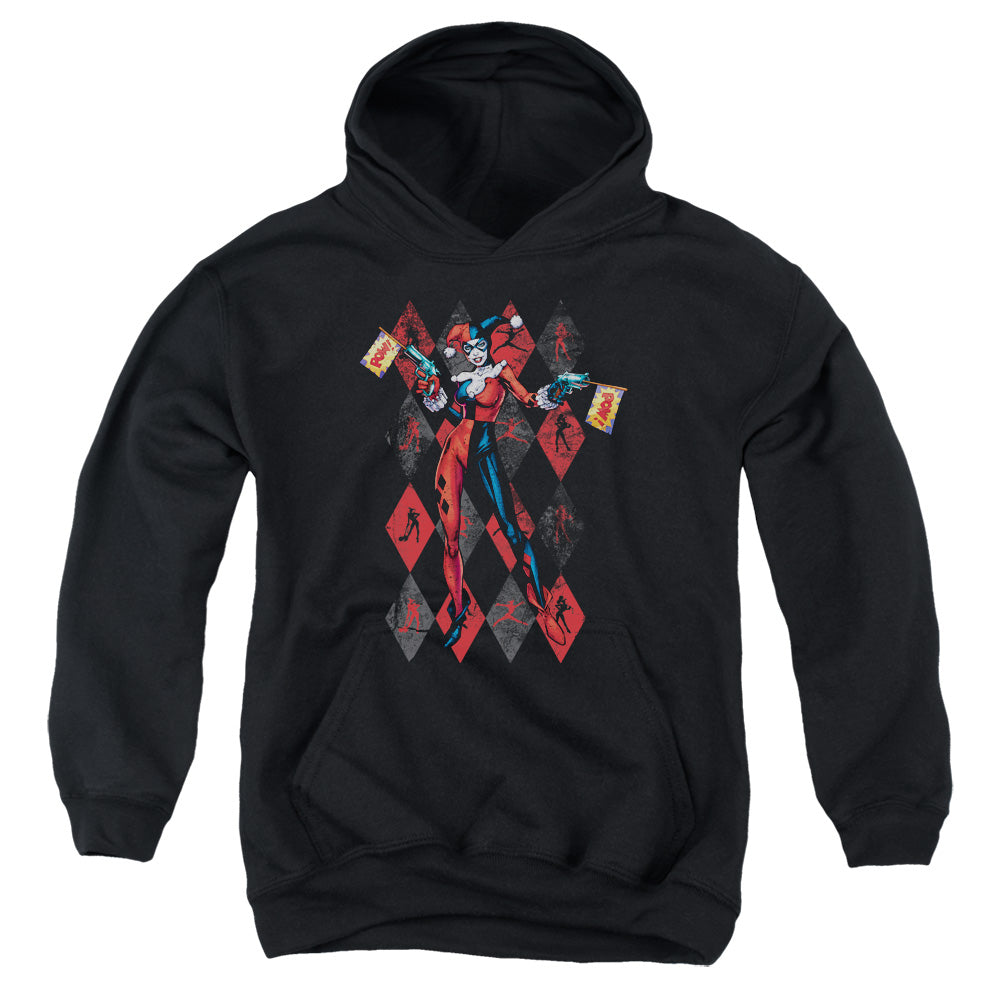 Batman Comics Pow Pow Youth Cotton Poly Pull-Over Hoodie