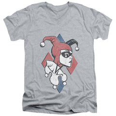Batman Comics Profiling Men's 30/1 Cotton Slim V-Neck T-Shirt