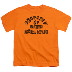 Batman Comics Property Of Arkham Youth 18/1 100% Cotton Short-Sleeve T-Shirt