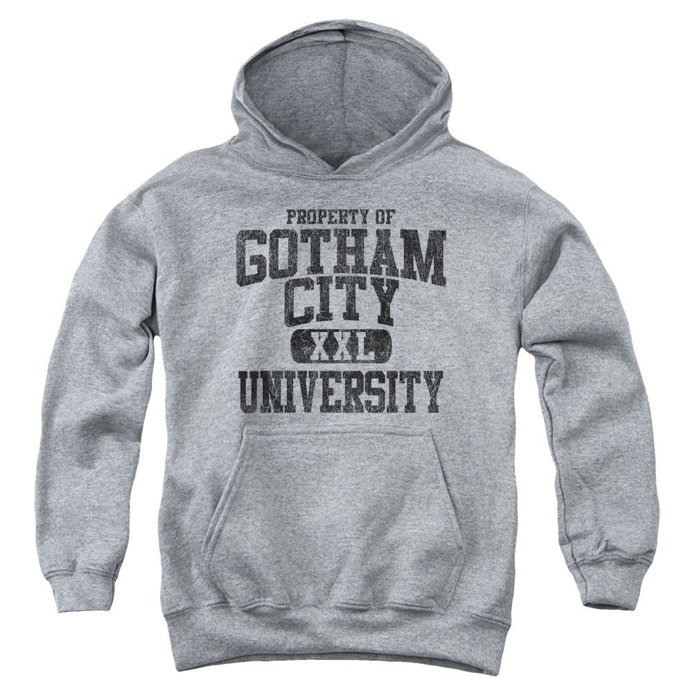Batman Comics Property Of Gcu Youth Cotton Poly Pull-Over Hoodie