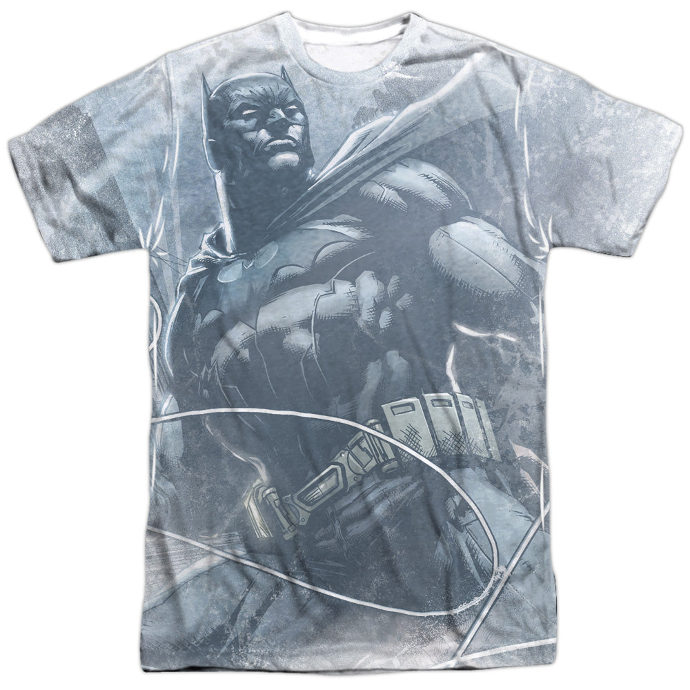 Batman Comics Protector Men's Regular Fit Polyester Short-Sleeve T-Shirt