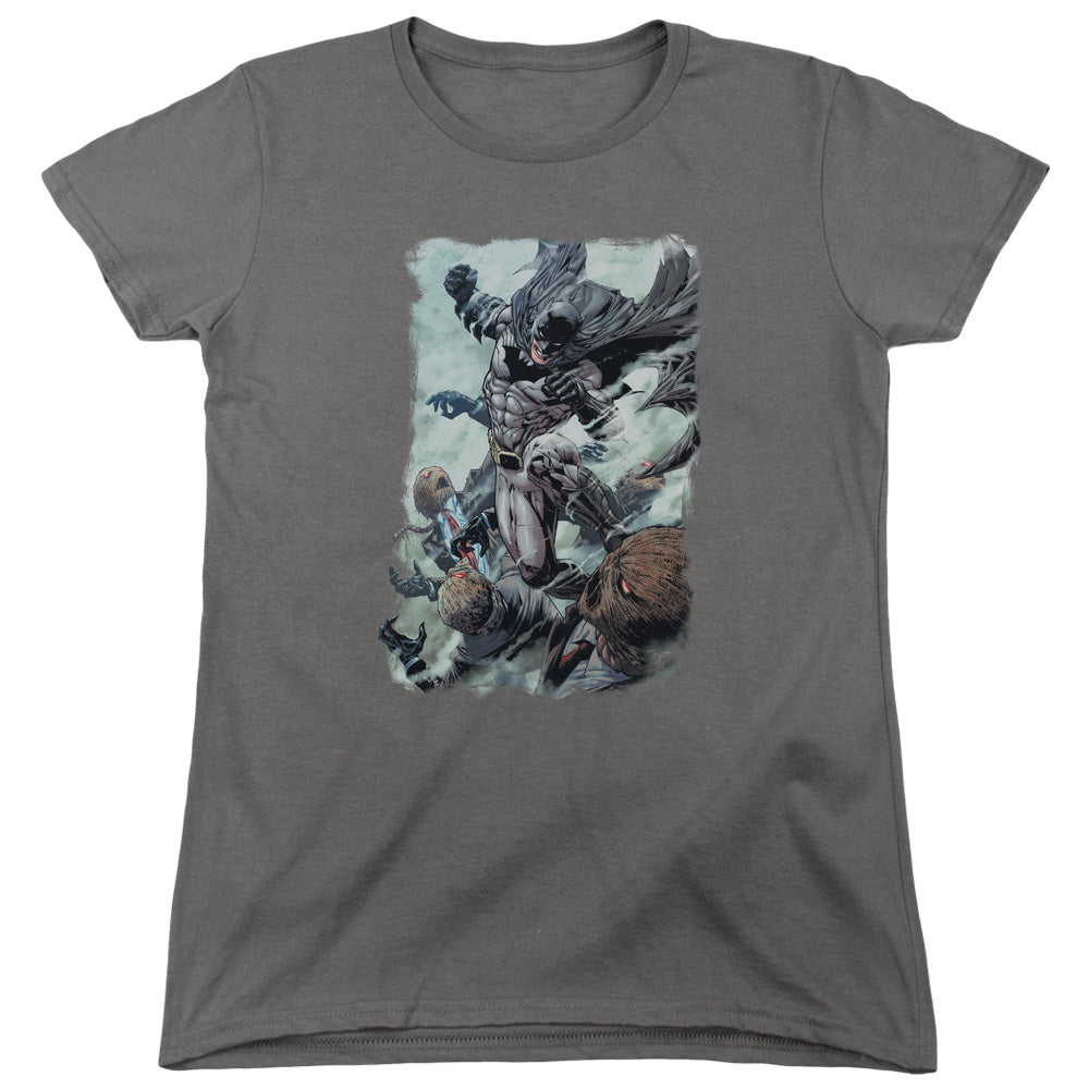 Batman Comics Punch Women's 18/1 Cotton Short-Sleeve T-Shirt