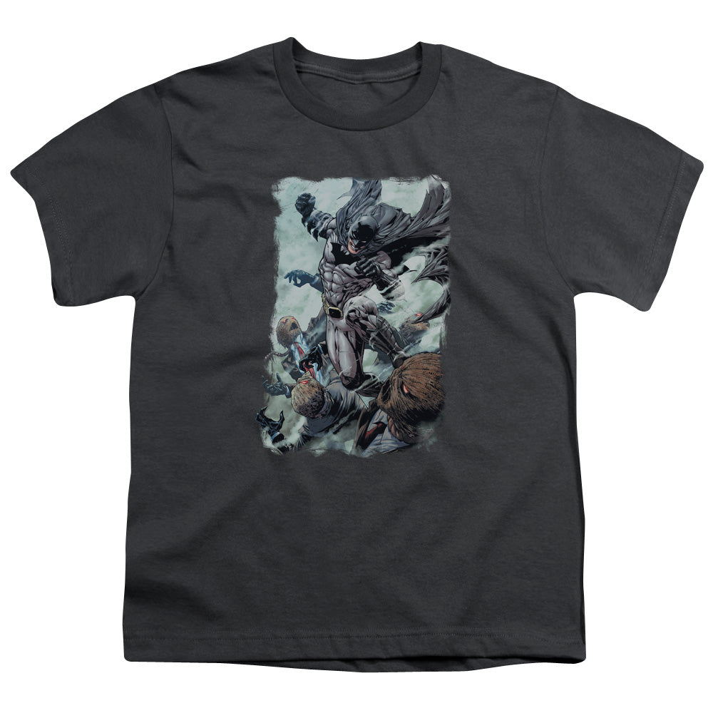 Batman Comics Punch Youth 18/1 100% Cotton Short-Sleeve T-Shirt