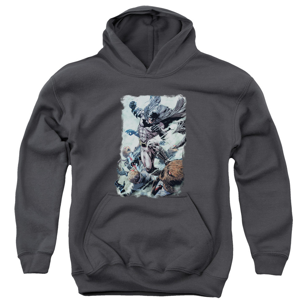 Batman Comics Punch Youth Cotton Poly Pull-Over Hoodie