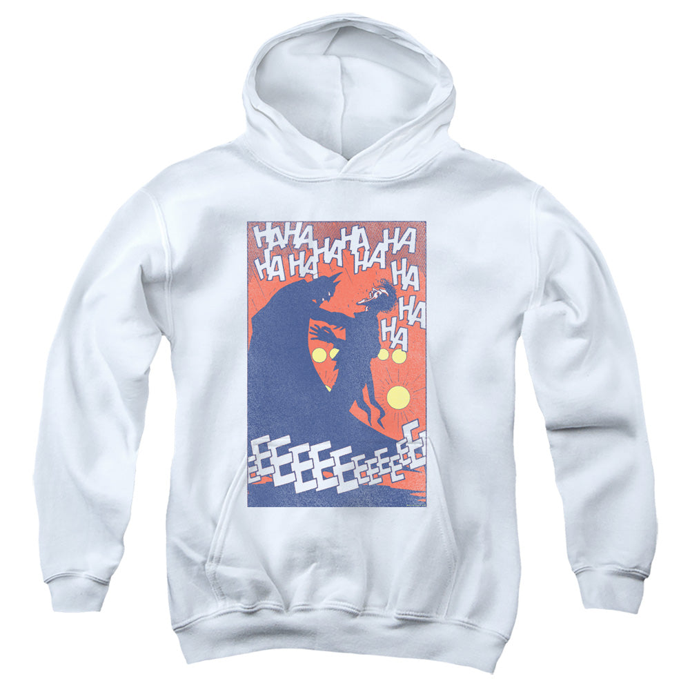 Batman Comics Punchline Youth Cotton Poly Pull-Over Hoodie