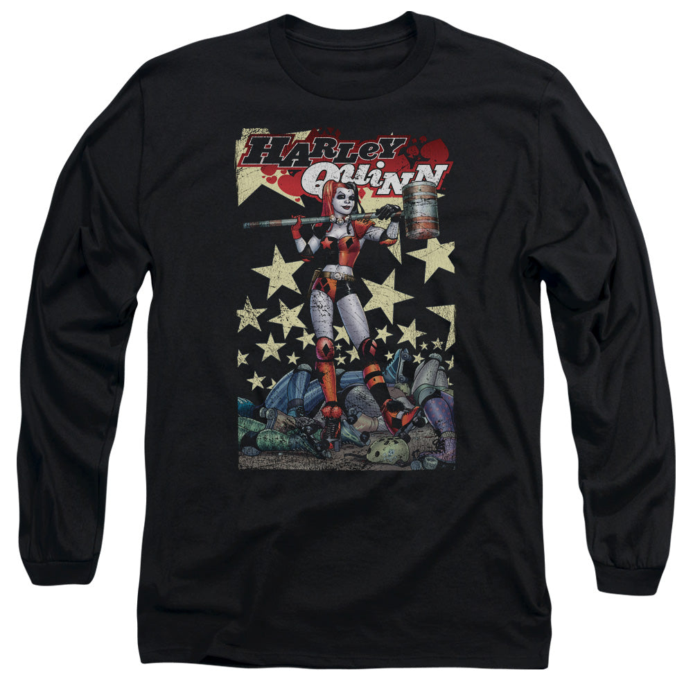 Batman Comics Quinn One Men's 18/1 Cotton Long-Sleeve T-Shirt