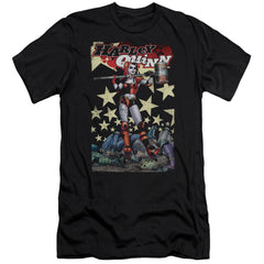 Batman Comics Quinn One Men's Ultra-Soft 30/1 Cotton Slim Short-Sleeve T-Shirt