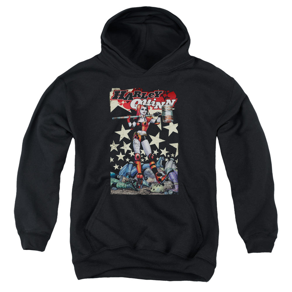 Batman Comics Quinn One Youth Cotton Poly Pull-Over Hoodie