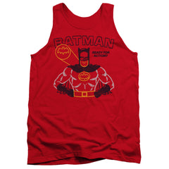 Batman Comics Ready For Action Men's 18/1 Cotton Tank Top