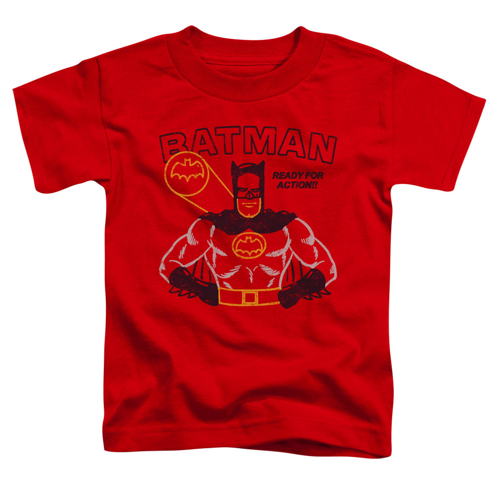 Batman Comics Ready For Action Toddler 18/1 Cotton Short-Sleeve T-Shirt