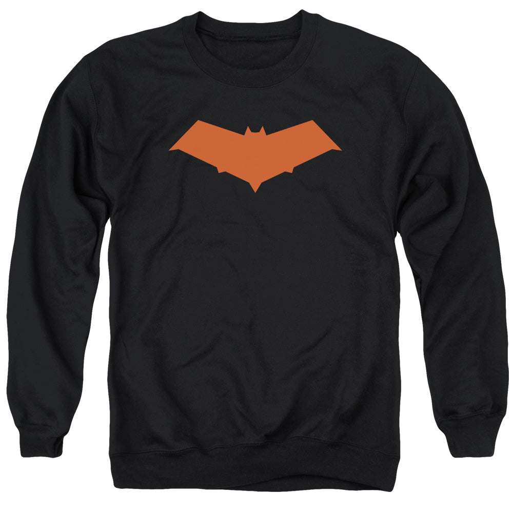 Batman Comics Red Hood Men's Crewneck 50 50 Poly Long-Sleeve T-Shirt