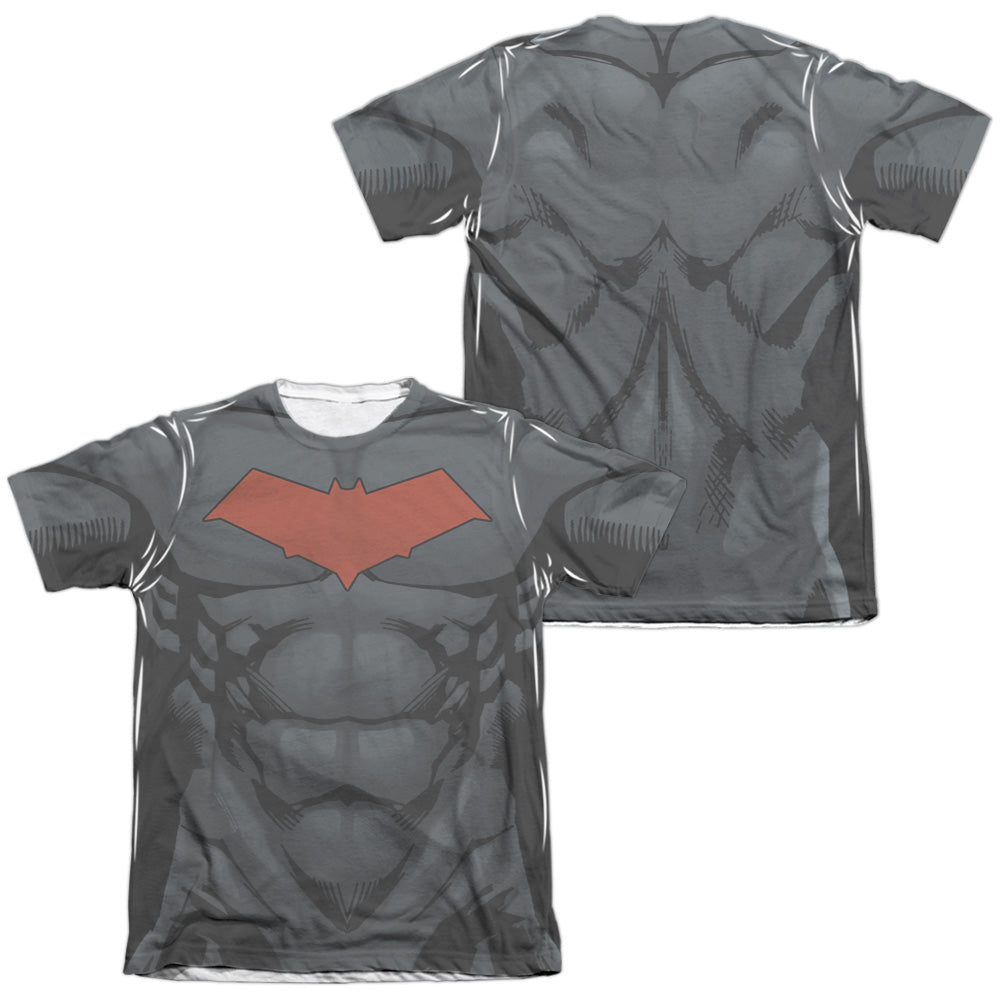 Batman Comics Red Hood Style 2 (Front/Back Print) Men's Regular Fit Poly Cotton Short-Sleeve T-Shirt