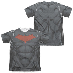 Batman Comics Red Hood Style 2 (Front/Back Print) Men's Regular Fit Poly Cotton Short-Sleeve T-Shirt