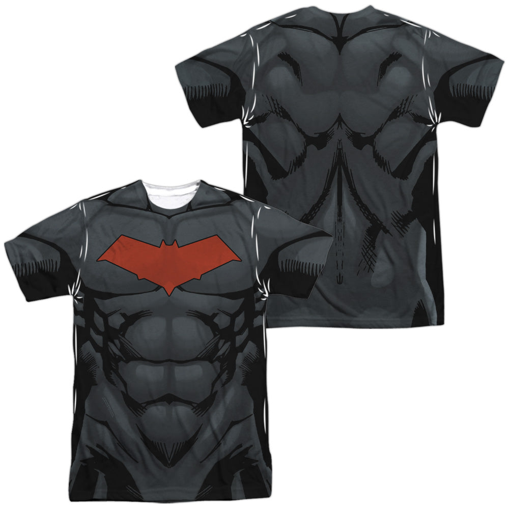 Batman Comics Red Hood Style 2 (Front/Back Print) Men's Regular Fit Polyester Short-Sleeve T-Shirt