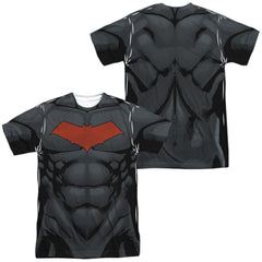 Batman Comics Red Hood Style 2 (Front/Back Print) Men's Regular Fit Polyester Short-Sleeve T-Shirt