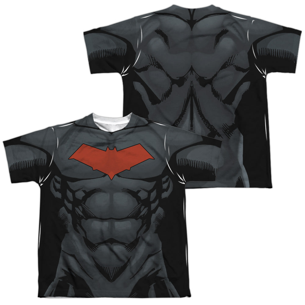 Batman Comics Red Hood Style 2 (Front/Back Print) Youth Regular Fit Poly Short-Sleeve T-Shirt