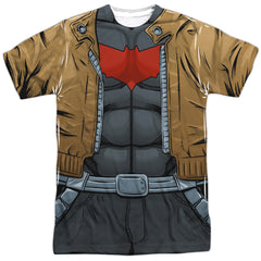 Batman Comics Red Hood Uniform Men's Regular Fit Polyester Short-Sleeve T-Shirt