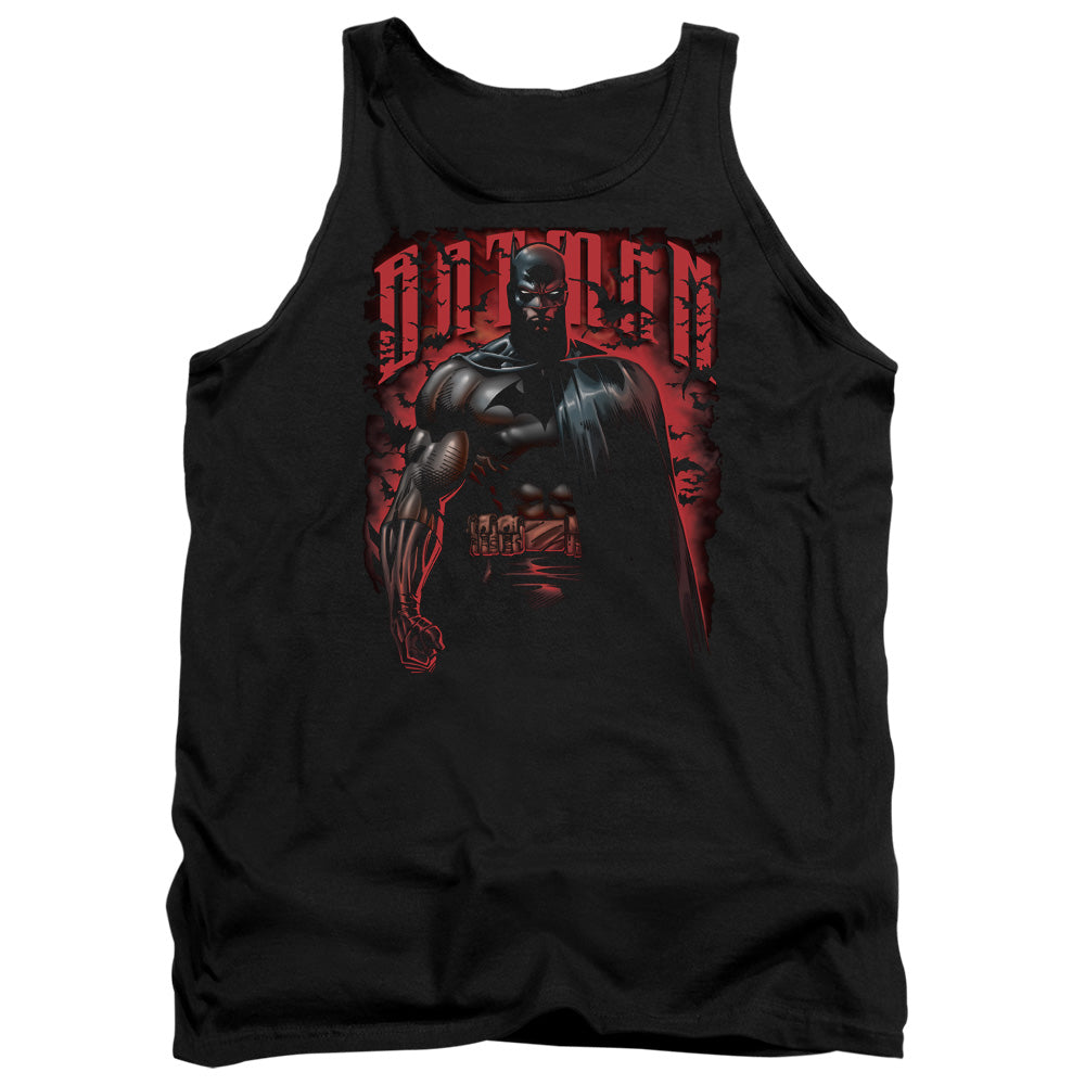 Batman Comics Red Knight Men's 18/1 Cotton Tank Top