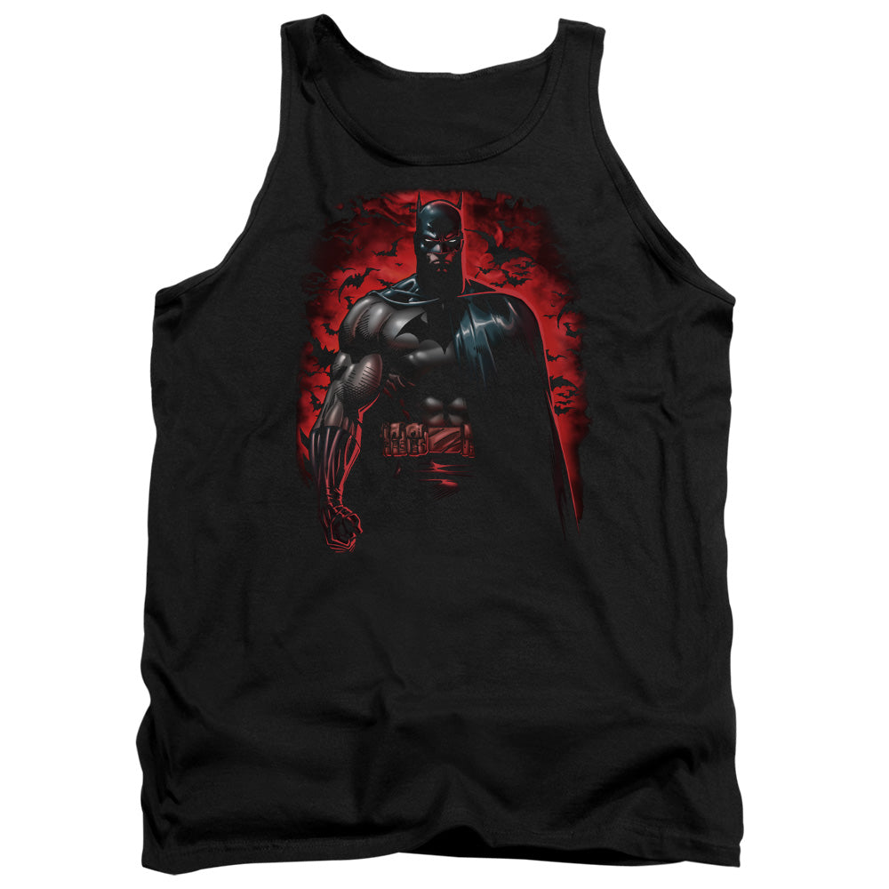 Batman Comics Red Knight Men's 18/1 Cotton Tank Top