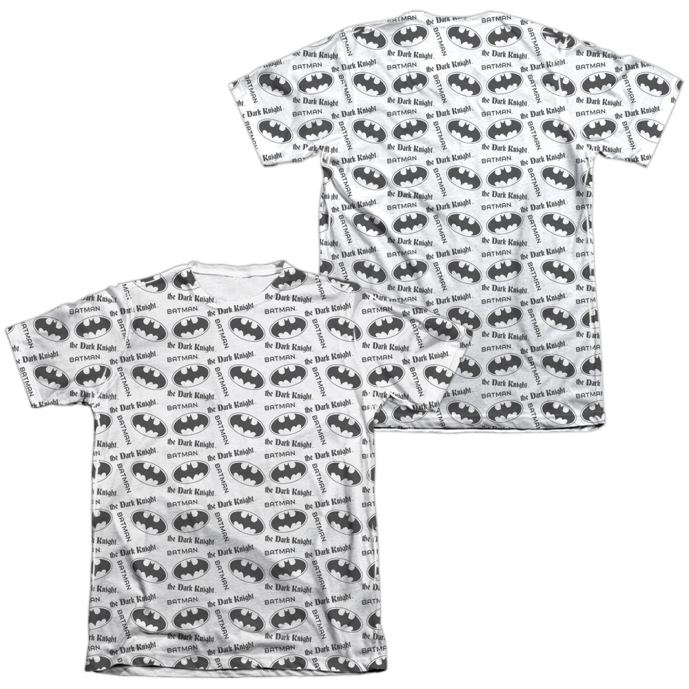 Batman Comics Repeat Dark Knight Men's Regular Fit Poly Cotton Short-Sleeve T-Shirt