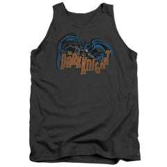 Batman Comics Retro Dark Knight Men's 18/1 Cotton Tank Top