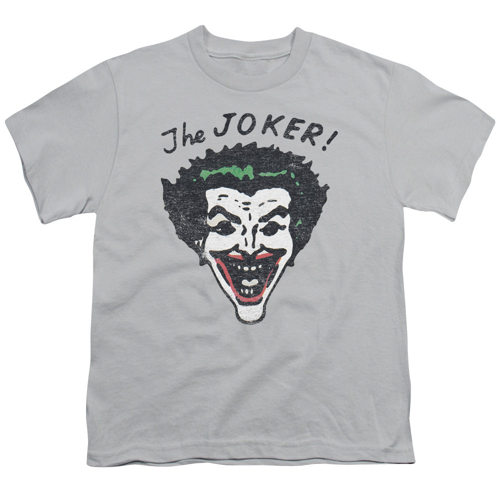 Batman Comics Retro Joker Youth 18/1 100% Cotton Short-Sleeve T-Shirt