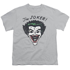 Batman Comics Retro Joker Youth 18/1 100% Cotton Short-Sleeve T-Shirt