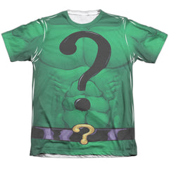 Batman Comics Riddler Uniform Men's Regular Fit Poly Cotton Short-Sleeve T-Shirt