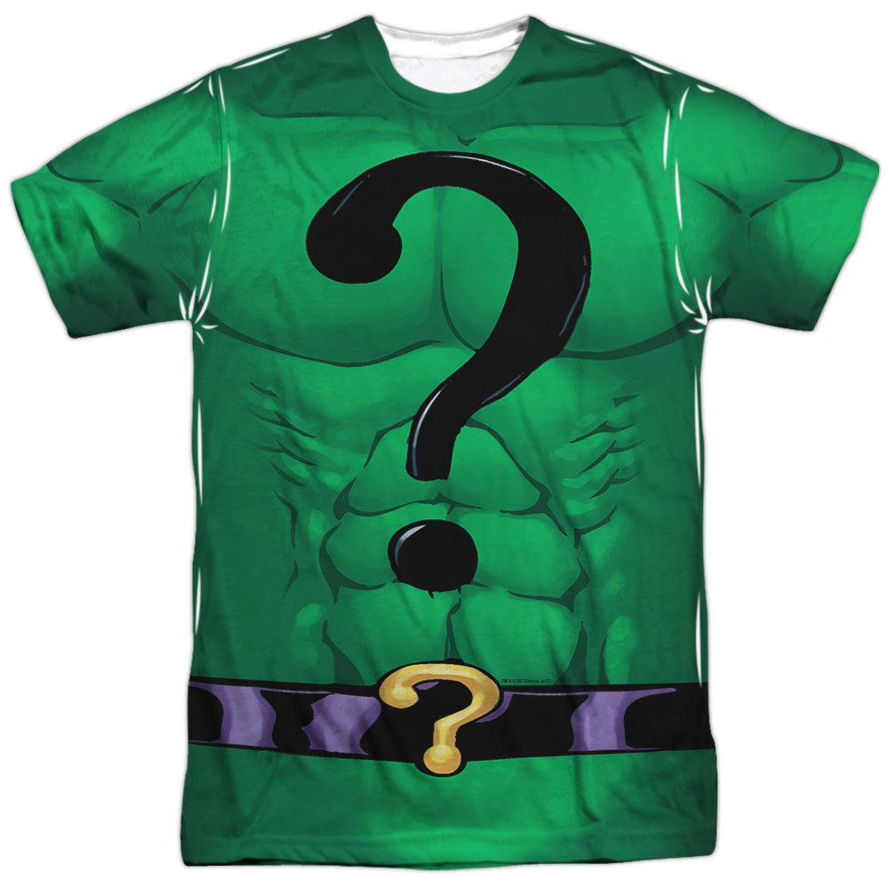 Batman Comics Riddler Uniform Men's Regular Fit Polyester Short-Sleeve T-Shirt