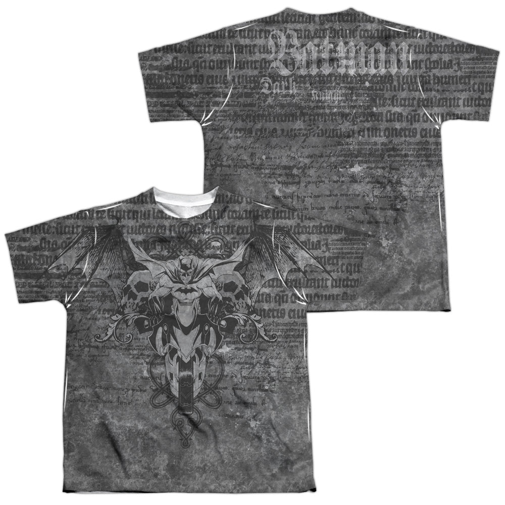 Batman Comics Ride Free Youth Regular Fit Poly Short-Sleeve T-Shirt