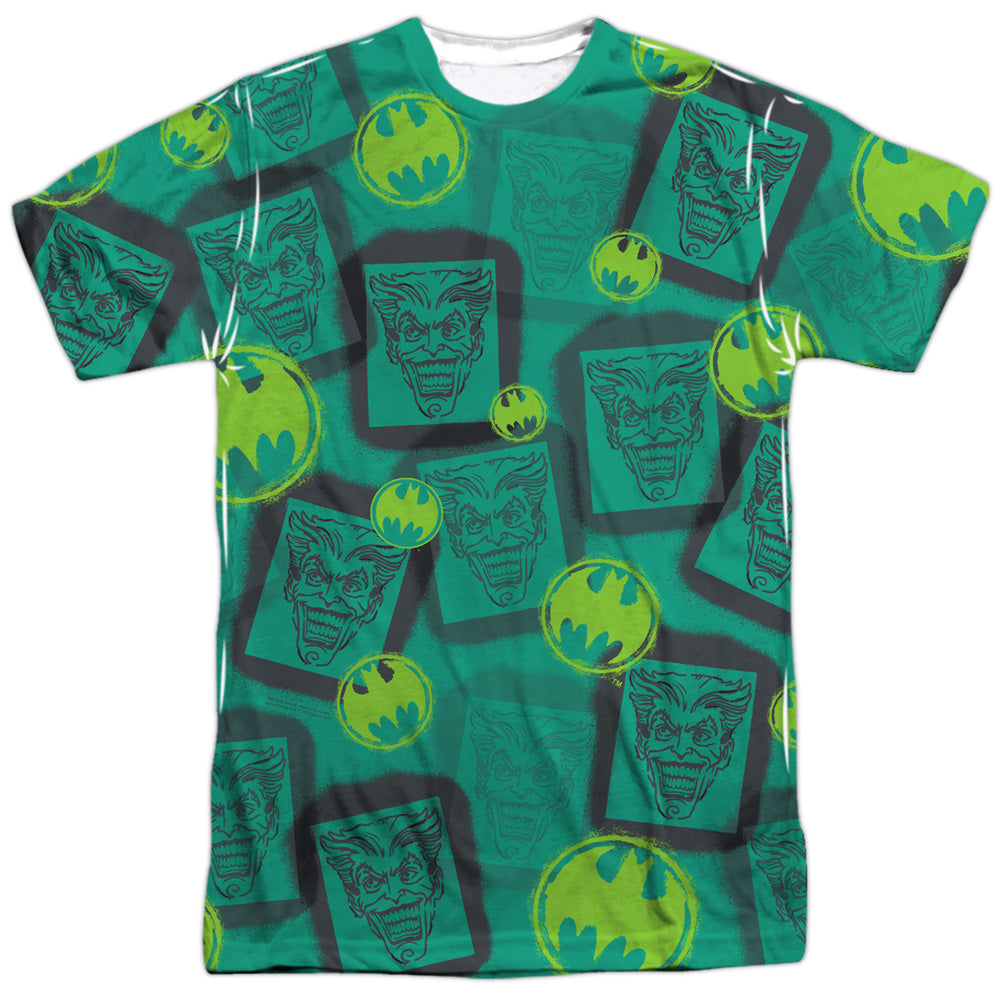 Batman Comics Rivalry Men's Regular Fit Polyester Short-Sleeve T-Shirt