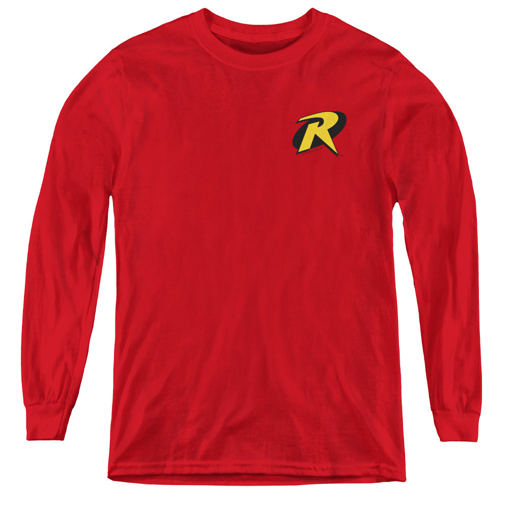 Batman Comics Robin Logo Youth Long-Sleeve T-Shirt