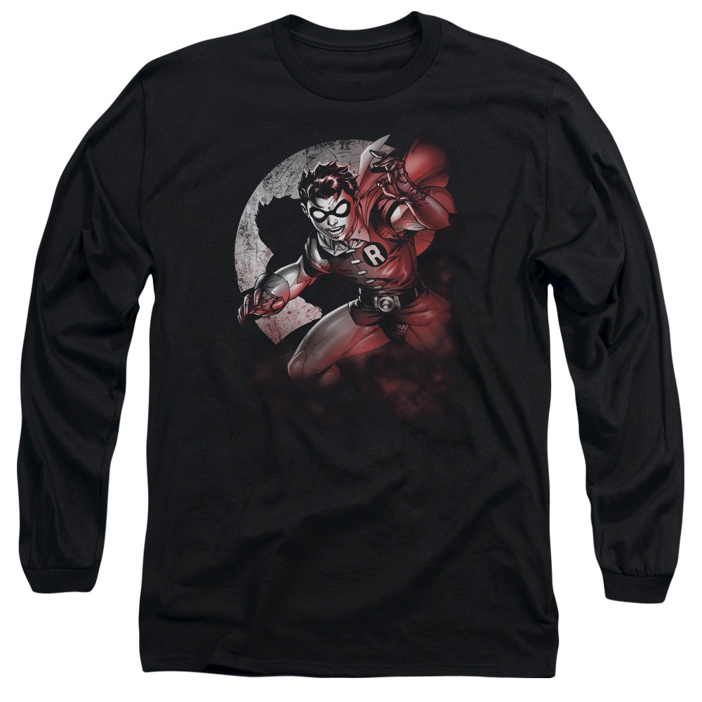 Batman Comics Robin Spotlight Men's 18/1 Cotton Long-Sleeve T-Shirt