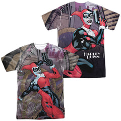 Batman Comics Roller Coaster Of Love (Front/Back Print) Men's Regular Fit Polyester Short-Sleeve T-Shirt
