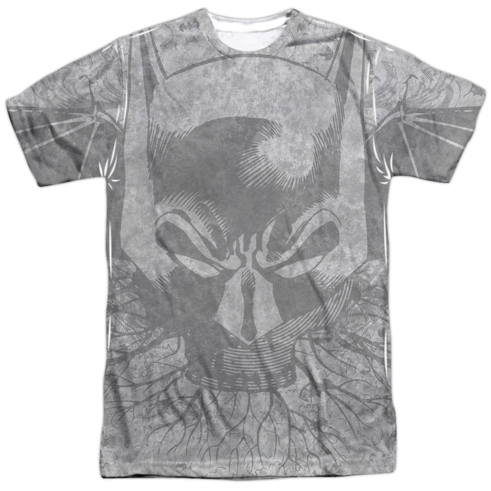 Batman Comics Rooted Bat Skull Men's Regular Fit Polyester Short-Sleeve T-Shirt