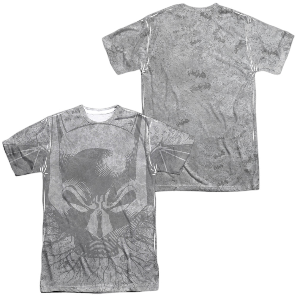 Batman Comics Rooted Bat Skull Men's Regular Fit Polyester Short-Sleeve T-Shirt